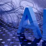 a-computer-generated-image-of-the-letter-a